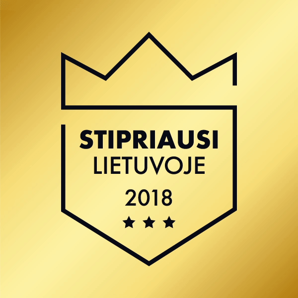 Stipriausi Lietuvoje 2018